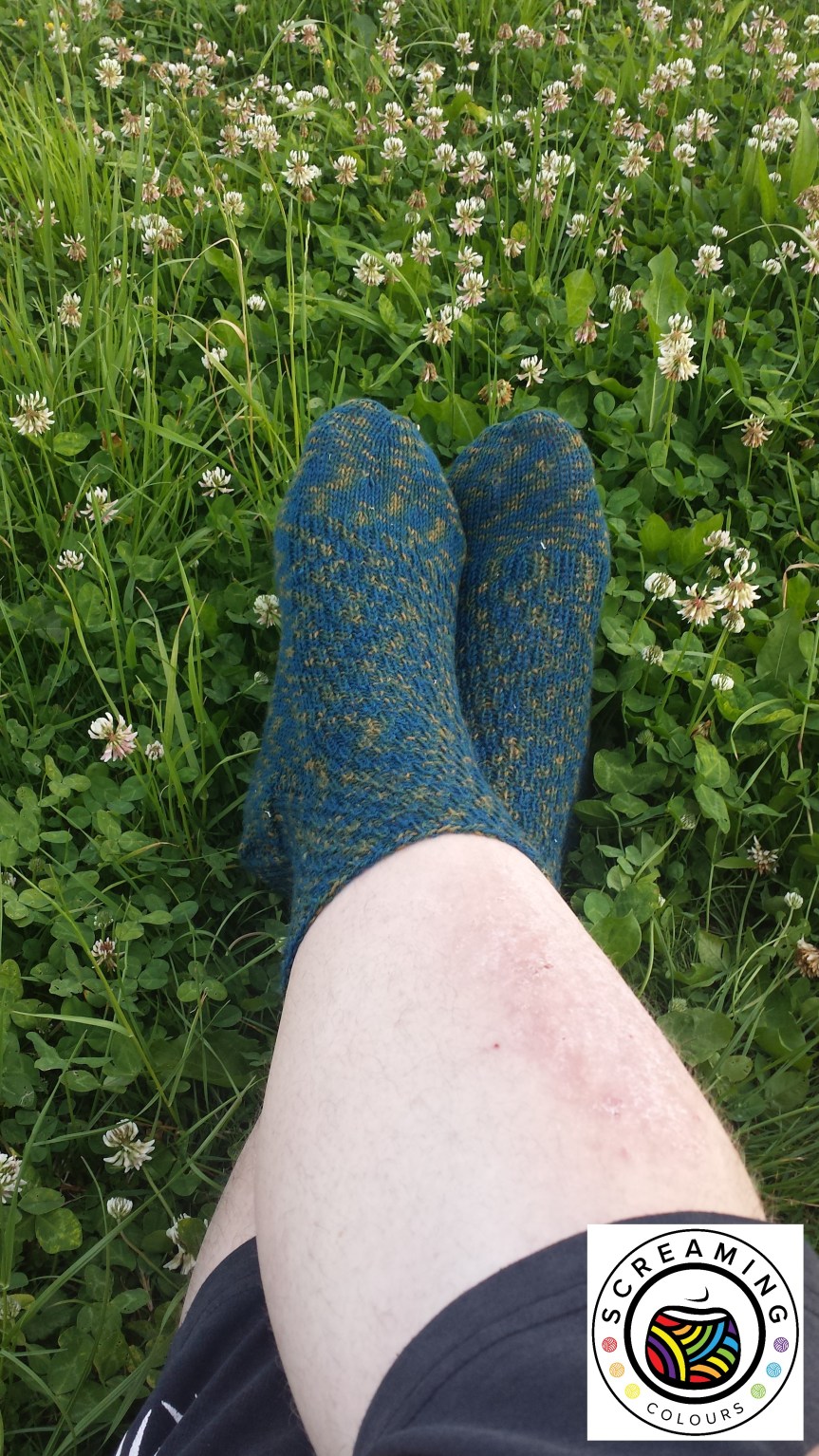 Herrensocken Tragebild