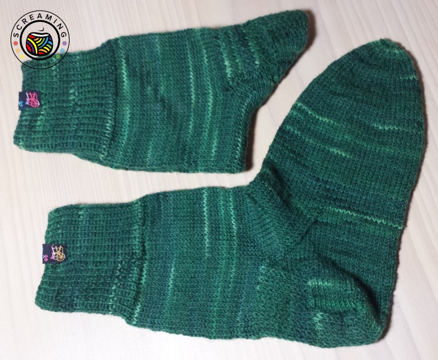Weihnachtsgeschenk handgestrickte Socken 1