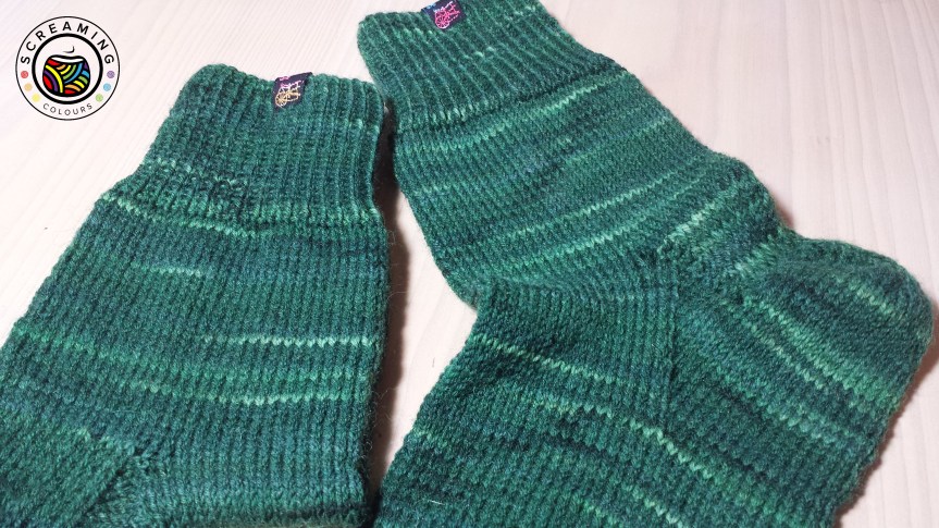 Weihnachtsgeschenk handgestrickte Socken 3