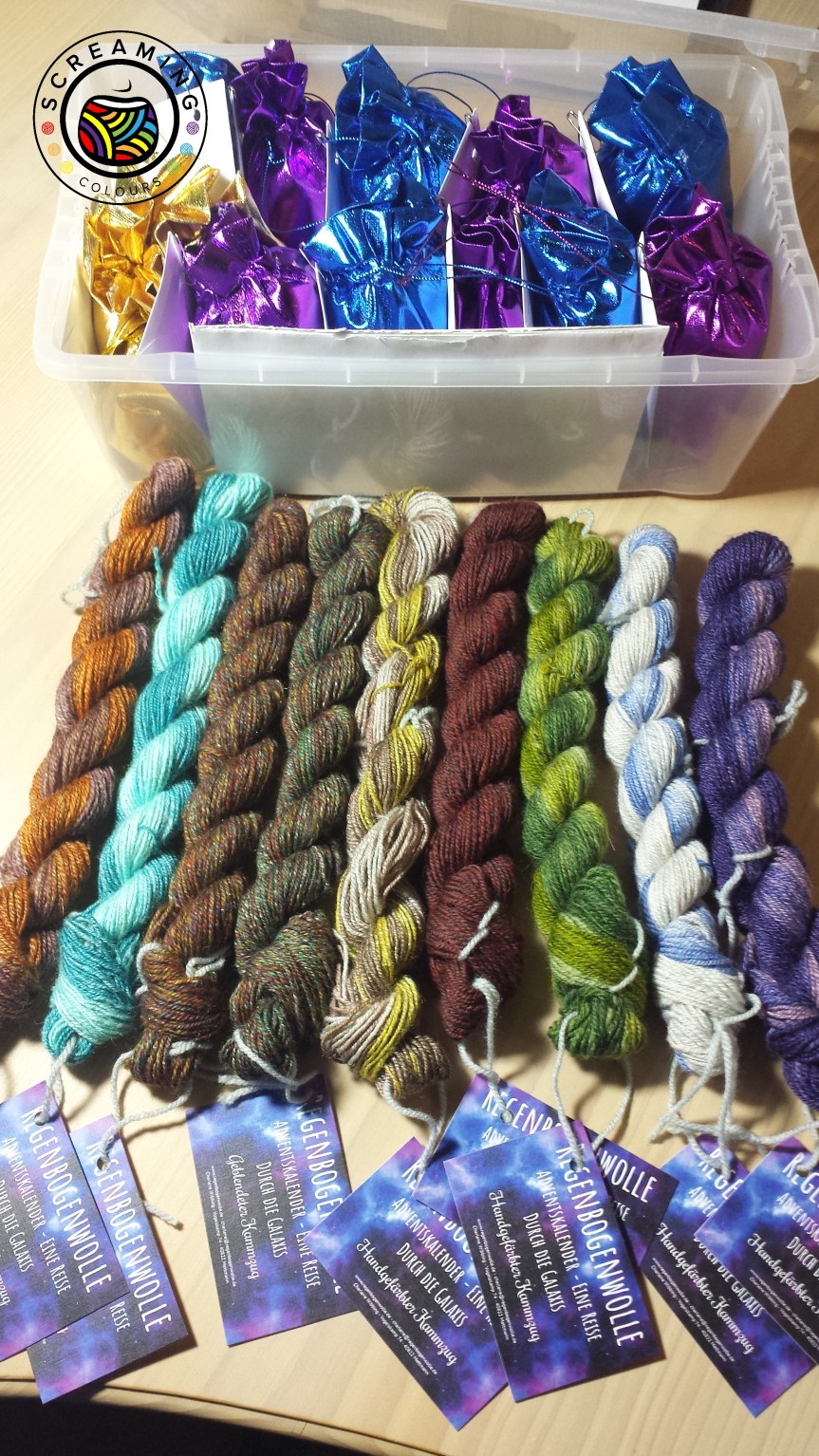 Regenbogenwolle Adventskalender 2017