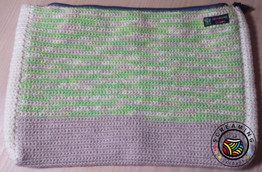 gehäkelte Projekttasche