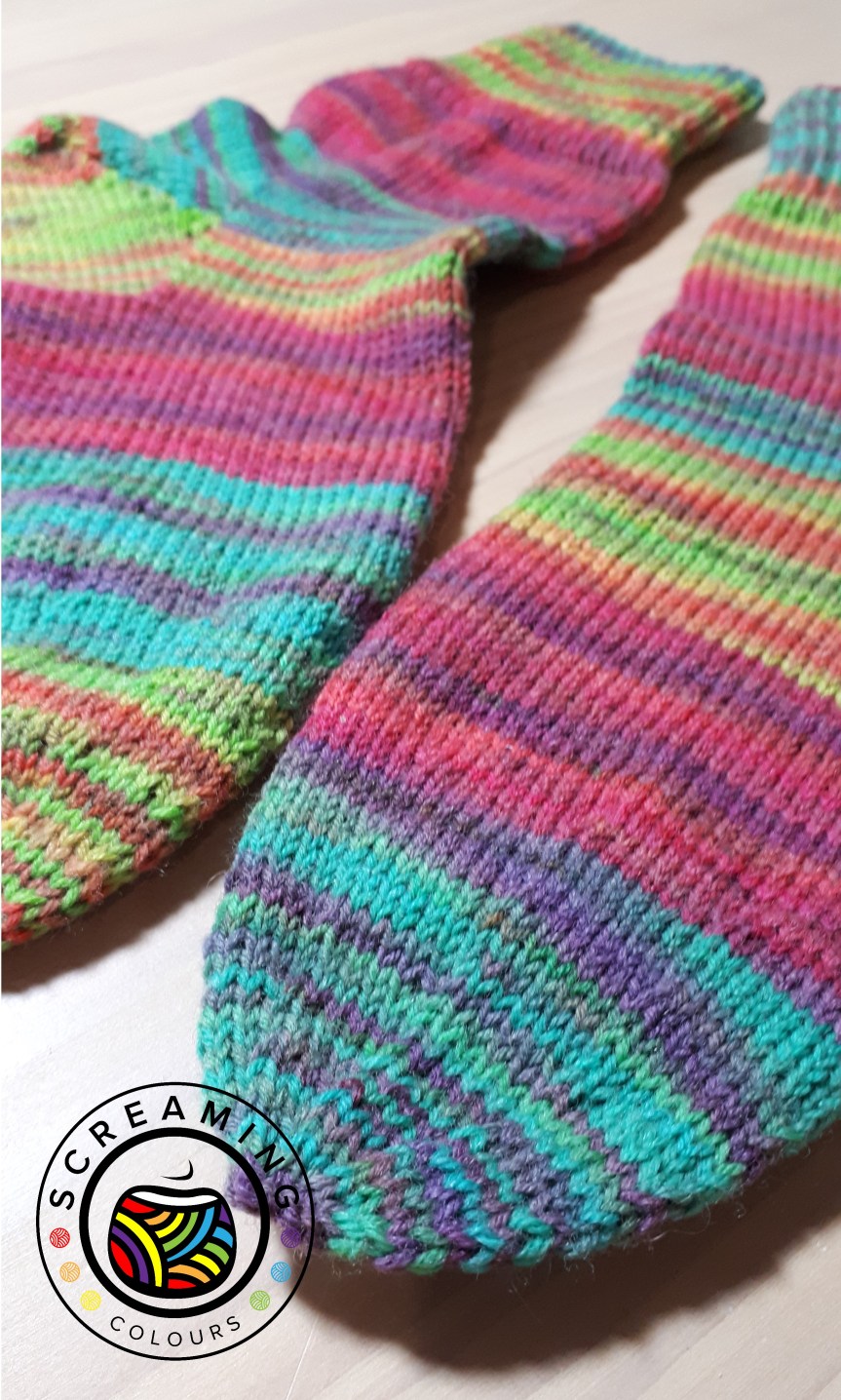 bunte Ringelsocken fertig 2