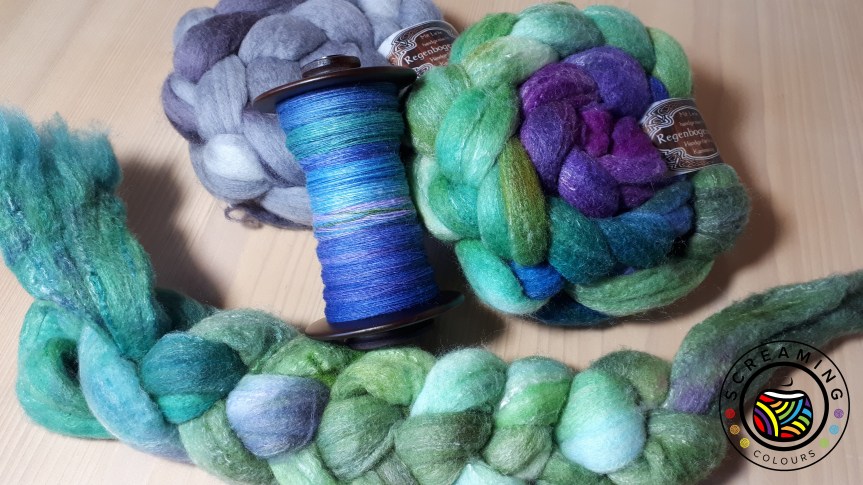 Tauchen im Riff angesponnen