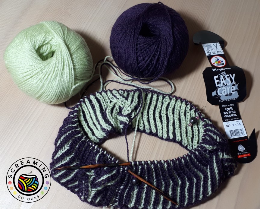 Brioche Cowl - Zwischenbericht 1