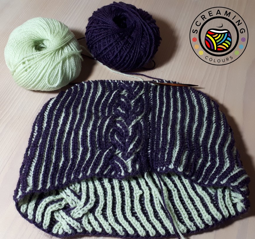 Brioche Cowl - Zwischenbericht 2