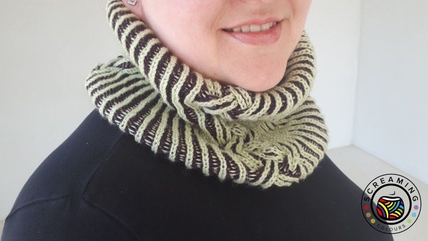 Brioche Cowl fertig 5