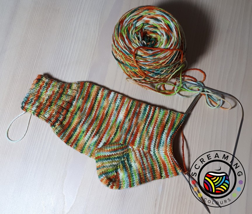 Green Vintage angestrickt