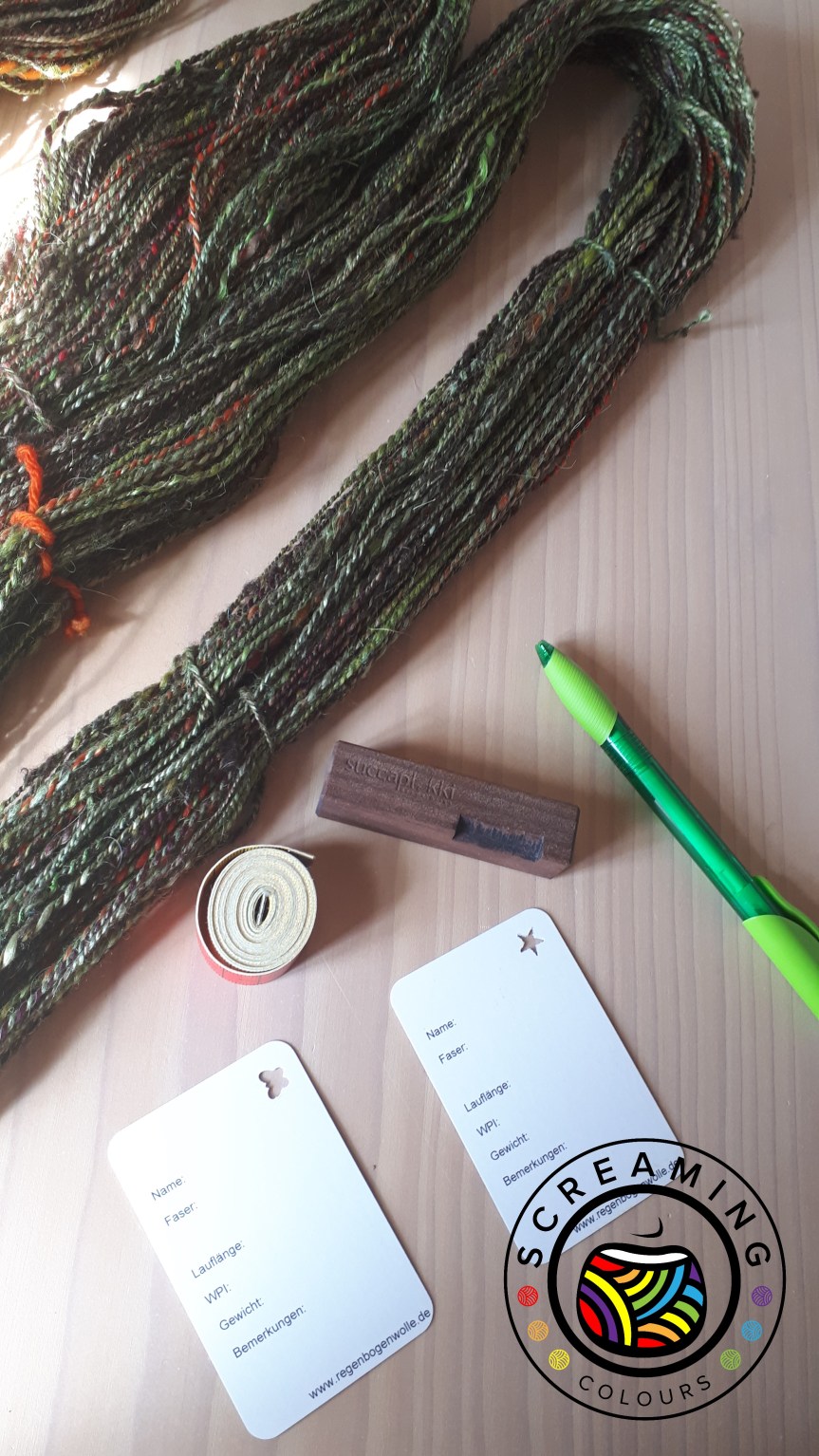 Falle Falle Blätter Garn ausmessen