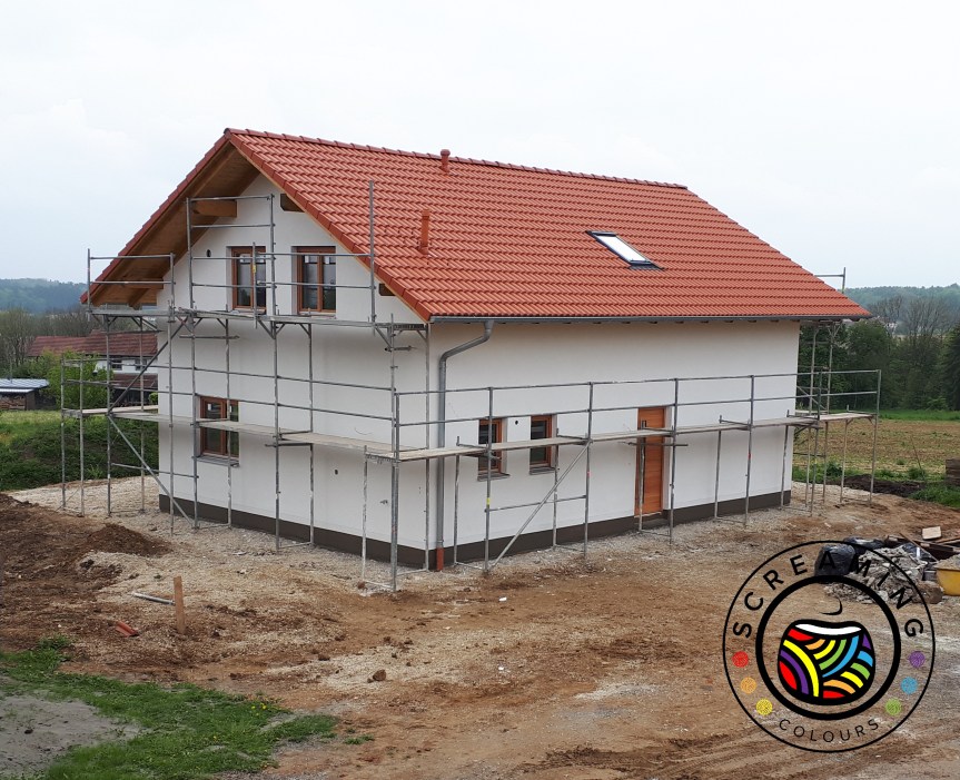 Unser Traum vom Haus – Der Außenputz ist&nbsp;da!