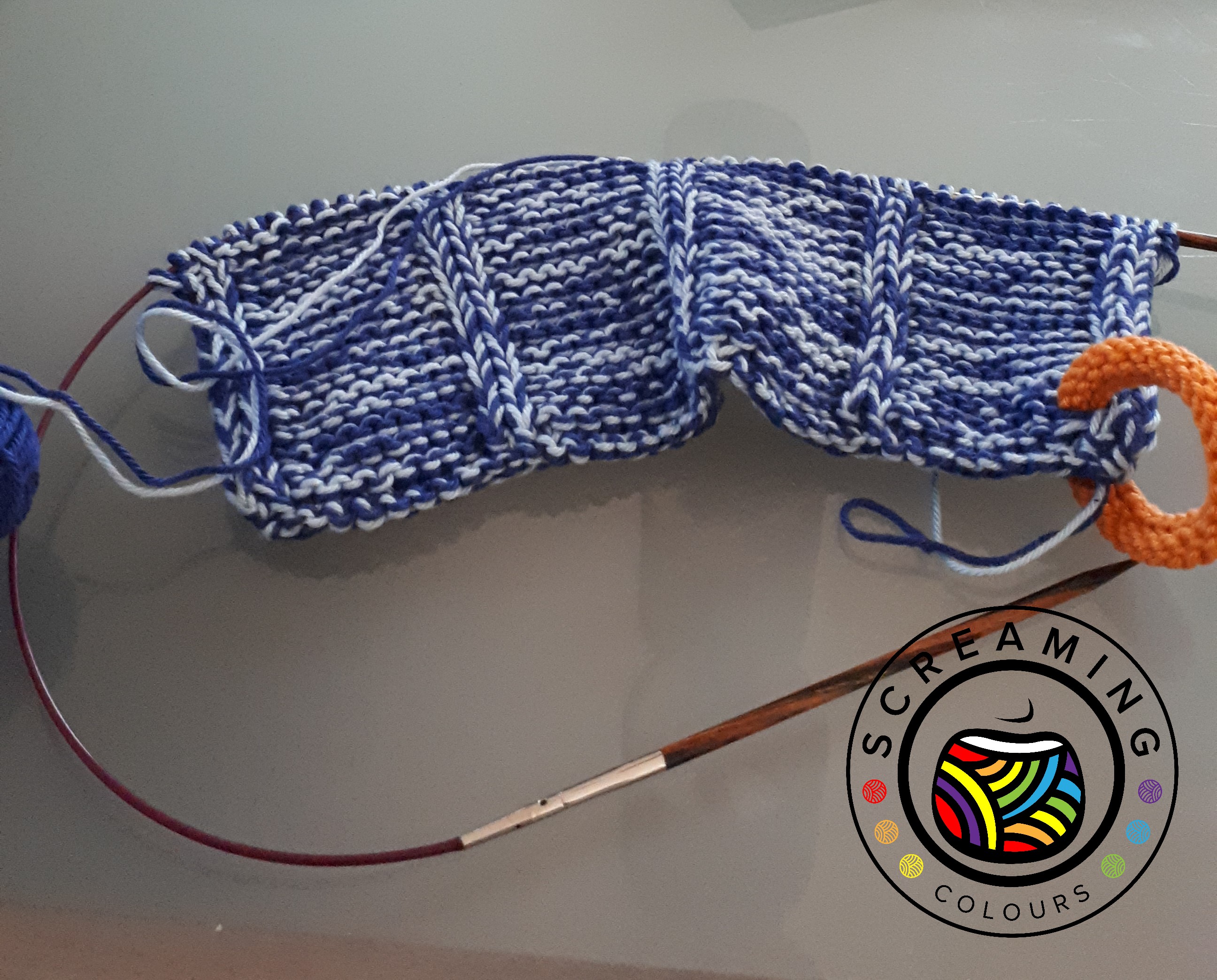 Bakers Twine angestrickt 1