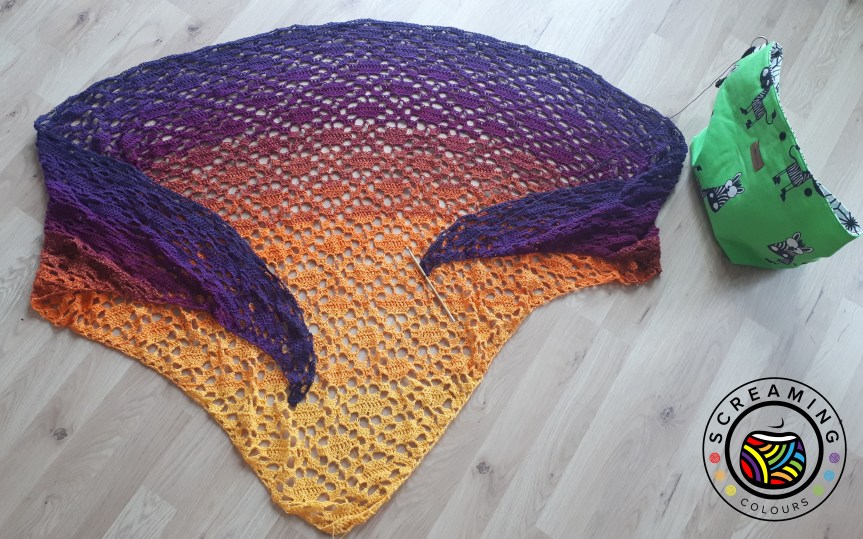 Häkeltuch Zwischenbericht 4