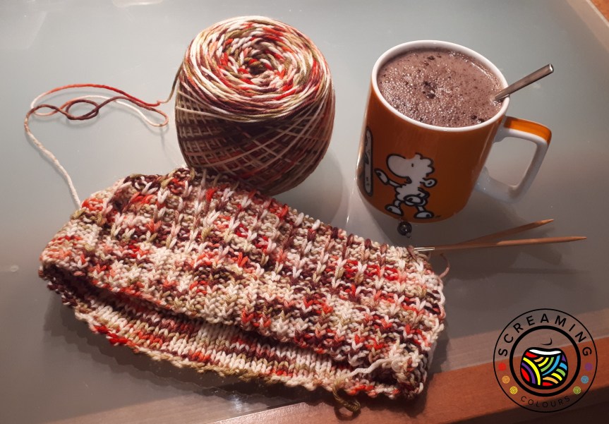 Fall Harvest Hat angestrickt