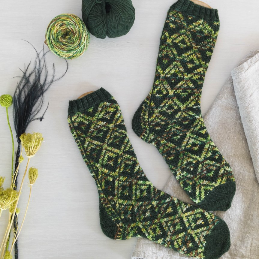 Zippers Socks – meine ersten handgestrickten Fair&nbsp;Isle-Socken